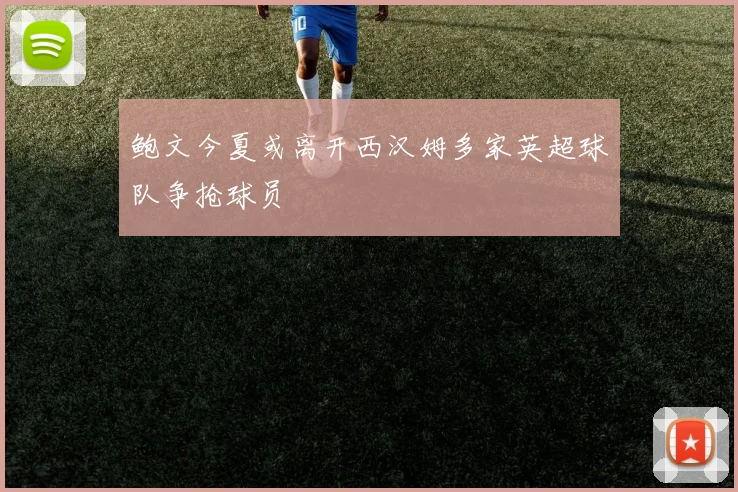 鲍文今夏或离开西汉姆多家英超球队争抢球员